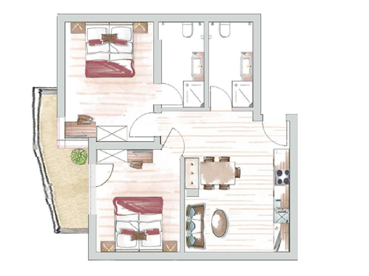 Collina Hotel Garni ناودرس المظهر الخارجي الصورة